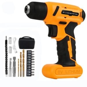 20Pcs 8V Precision Mini Power Cordless Electric Screwdriver Set for Computer Repair and Electronic