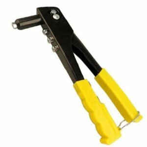 Heavy Duty Hand Rivet Kit – Riveting Tool with Nozzle, Wrench & Compact Pliers