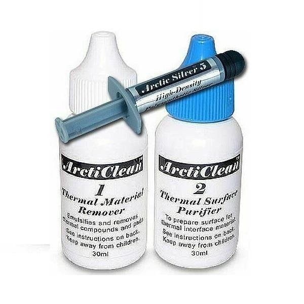 ArctiClean Thermal Cleaning Kit + Arctic Silver 5 High-Performance Thermal Compound (3.5g) - Image 2