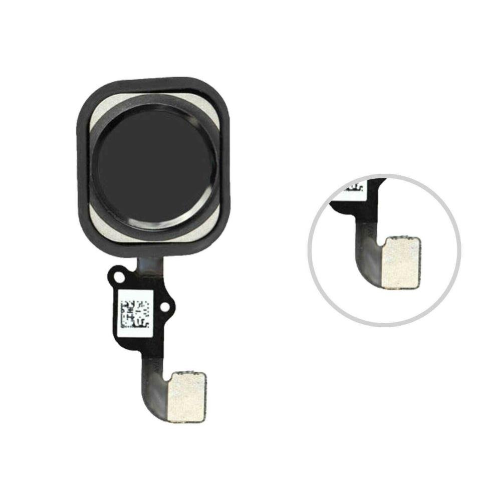 iPhone 6 Plus Home Button Flex Cable Replacement with Gasket Black - Image 5