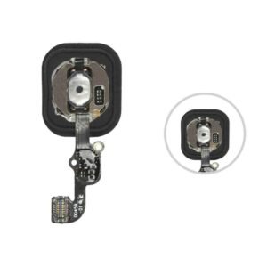 iPhone 6 Plus Home Button Flex Cable Replacement with Gasket Black