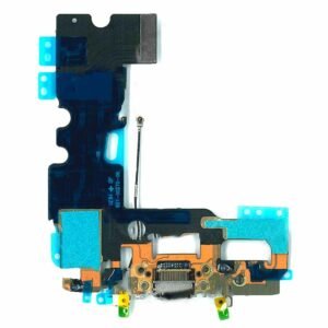 For iPhone 7 4.7" Black Charging Port Flex Dock Connector with Microphone OEM