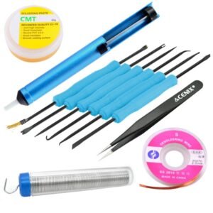ACENIX® 11-Piece Professional Solder Assist & Accessory Tool Kit with Carry Bag
