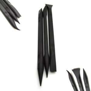 3 x Black Nylon Plastic Spudger Tools – Essential Technician Kit for iPhone, iPad & Electronics