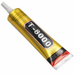 T-8000 Self-Levelling Silicone Adhesive – 15ml Precision Tube for Crafts, Models