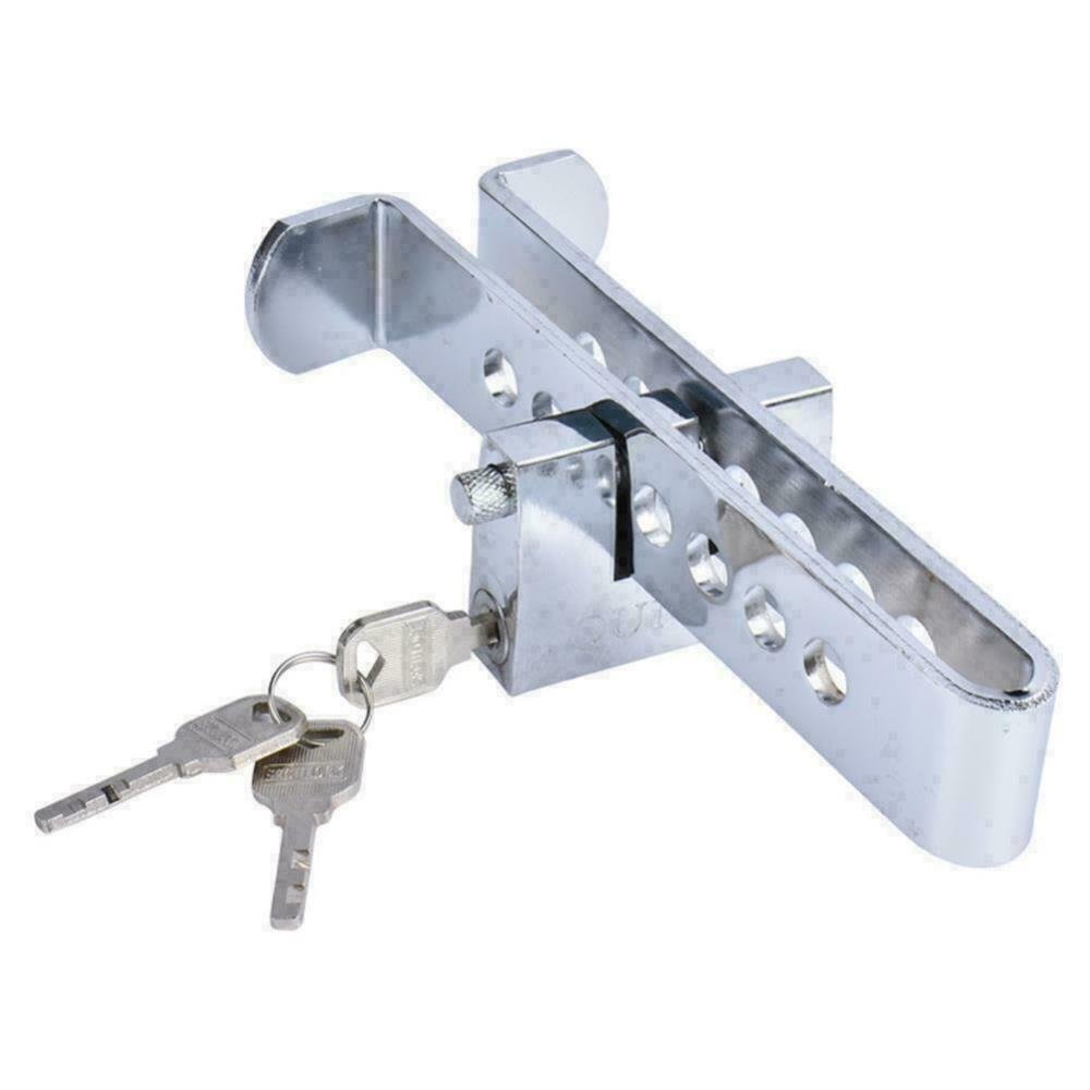 Car Stainless Steel Brake Clutch Pedal Lock – Anti-Theft Steering Security Device (UK) - Image 2