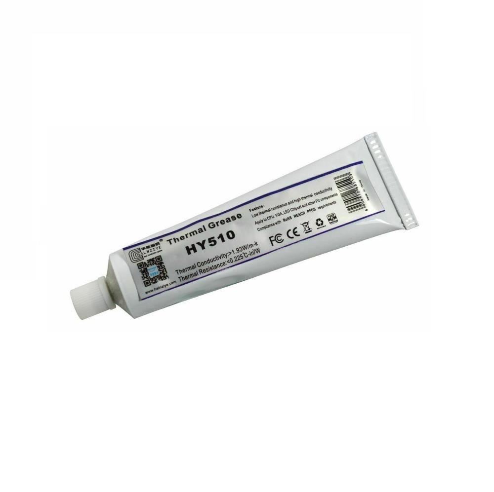 HY510 Grey 100g Thermal Grease Paste in Aluminum Tube – High-Performance Cooling Compound for LED, CPU, GPU, Xbox, PS3/PS4