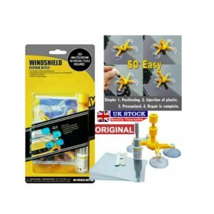 Premium DIY Windscreen Crack Repair Kit – Car Chip Windshield Glass Repair Tool (UK Stock)