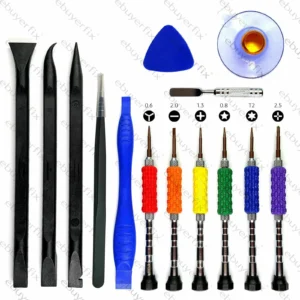 Kaisi Tool Kit – Screwdriver, Tweezer, Suction, Spudger Set for iPhone & Mobile Phone Repair