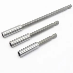 3 Pcs Magnetic Drill Bit Holder Extension Set  Screw & Nut Driver Adapters