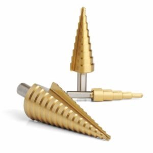 3pc Step Drill / Cone Cutter Set HSS 4-32mm Titanium Coated – TE123