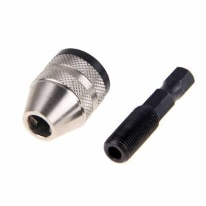 Universal 1/4" Keyless Drill Chuck with Hex Shank – Electric Grinding Chuck Jaw Adapter