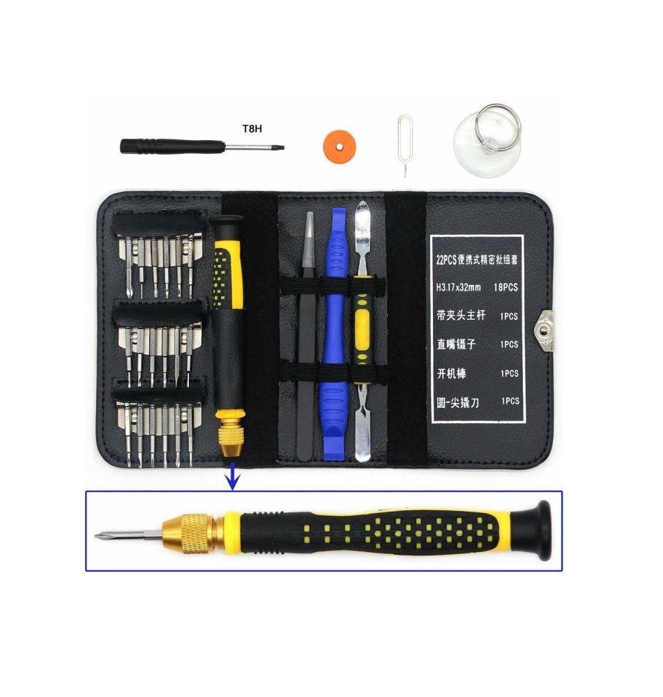 22-in-1 Precision DIY Electronics Repair Tool Kit for iPhone, Samsung - Image 2